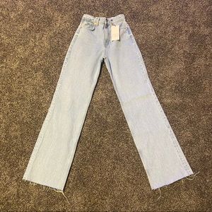 ZARA Hi Rise Full Length Jeans